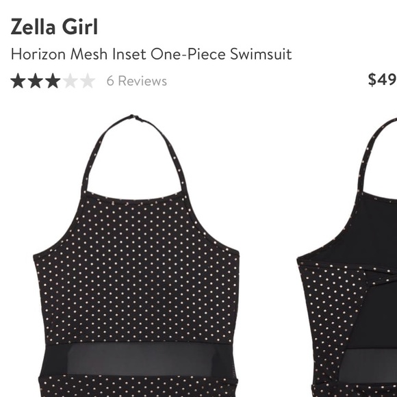 Zella Girl Swim Nwt Zella Girl One Piece Swimsuit Poshmark